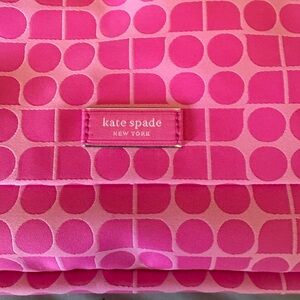 Kate Spade Vibrant Pink Patterned shoulder or crossbody bag.